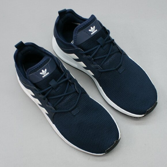 Adidas Men's 5 X PLR Collegiate Navy Blue White Lace-up Shoes Sneakers - CQ2965 - Picture 6 of 12